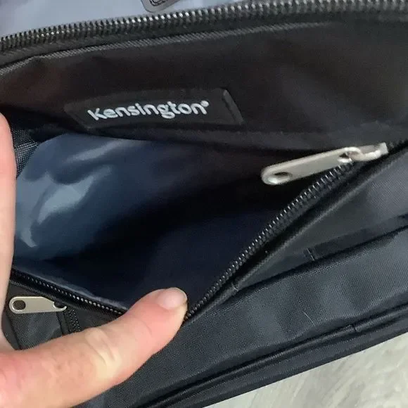 NWOT KENSINGTON BLACK LAPTOP BAG * - Picture 7 of 7